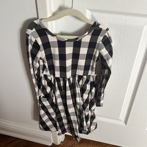 Hanna Andersson size 5 black and white dress